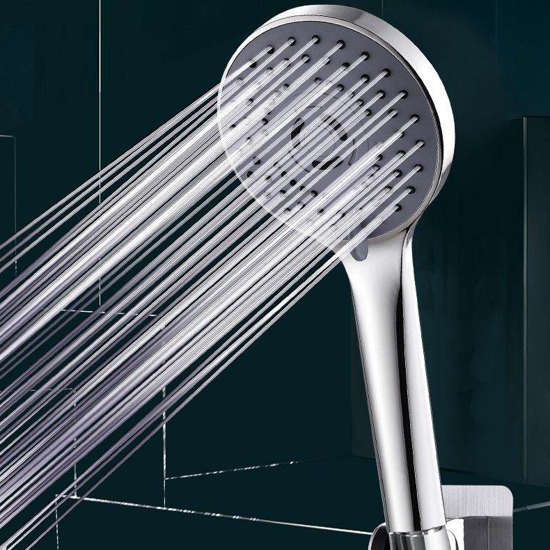 Modern Plastic Shower Head Round Handheld Shower Head with Adjustable Water Flow Clearhalo 'Bathroom Remodel & Bathroom Fixtures' 'Home Improvement' 'home_improvement' 'home_improvement_shower_heads' 'Shower Heads' 'shower_heads' 'Showers & Bathtubs Plumbing' 'Showers & Bathtubs' 1200x1200_20c5b522-795e-4bb7-8c01-018fb357bb56