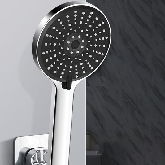 Contemporary Shower Head 5 Setting Adjustable Spray Pattern Handheld Shower Head Clearhalo 'Bathroom Remodel & Bathroom Fixtures' 'Home Improvement' 'home_improvement' 'home_improvement_shower_heads' 'Shower Heads' 'shower_heads' 'Showers & Bathtubs Plumbing' 'Showers & Bathtubs' 1200x1200_20e0c287-2e0f-4c91-933a-d11af402739e