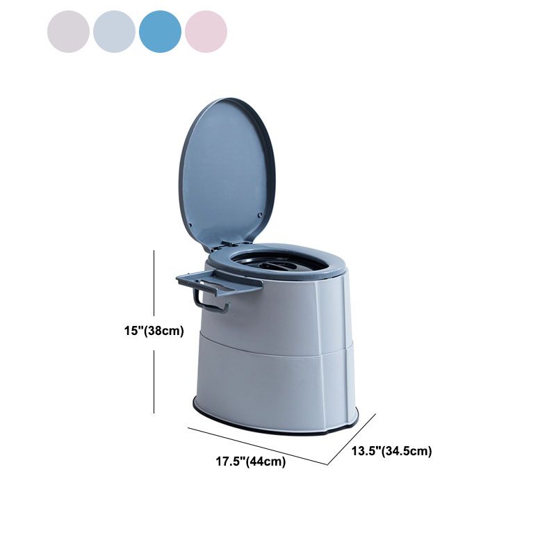 Modern Flush Toilet Plastic Round Floor Mount Toilet Bowl for Bathroom Clearhalo 'Bathroom Remodel & Bathroom Fixtures' 'Home Improvement' 'home_improvement' 'home_improvement_toilets' 'Toilets & Bidets' 'Toilets' 1200x1200_20e1be70-930c-4f0b-8960-e0c5e3281609