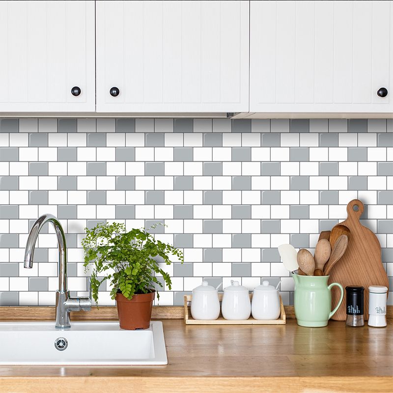 Square Peel & Stick Tile Water Resistant Subway Tile for Kitchen Backsplash Clearhalo 'Flooring 'Home Improvement' 'home_improvement' 'home_improvement_peel_stick_blacksplash' 'Peel & Stick Backsplash Tile' 'peel_stick_blacksplash' 'Walls & Ceilings' Walls and Ceiling' 1200x1200_21296f43-a0a3-4990-9ee8-e05d3ae2ece6
