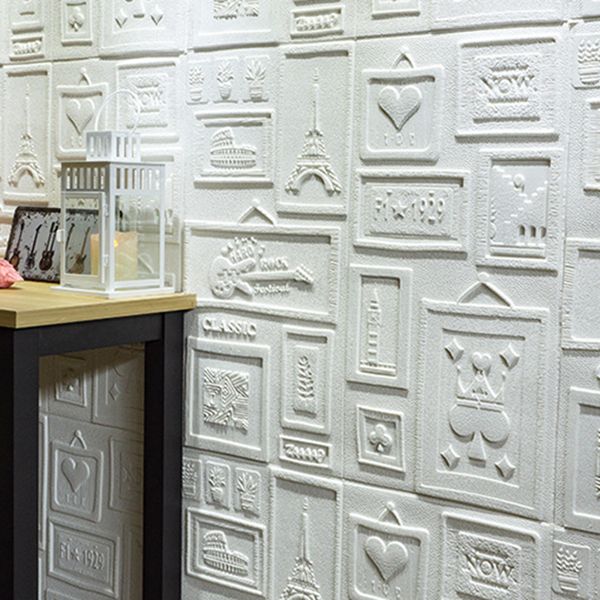 Indoor Wall Paneling 3D Print Peel and Stick Waterproof Wall Panel Clearhalo 'Flooring 'Home Improvement' 'home_improvement' 'home_improvement_wall_paneling' 'Wall Paneling' 'wall_paneling' 'Walls & Ceilings' Walls and Ceiling' 1200x1200_2140a5af-7d9b-4c1f-b0e8-2b64c430178e