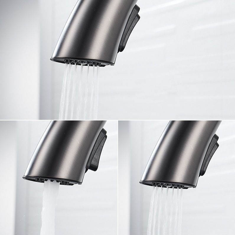 Contemporary Kitchen Faucet Copper Single Handle High Arc Kitchen Faucet Clearhalo 'Home Improvement' 'home_improvement' 'home_improvement_kitchen_faucets' 'Kitchen Faucets' 'Kitchen Remodel & Kitchen Fixtures' 'Kitchen Sinks & Faucet Components' 'kitchen_faucets' 1200x1200_2150765d-84f8-4797-91f4-ab24fdb6d516