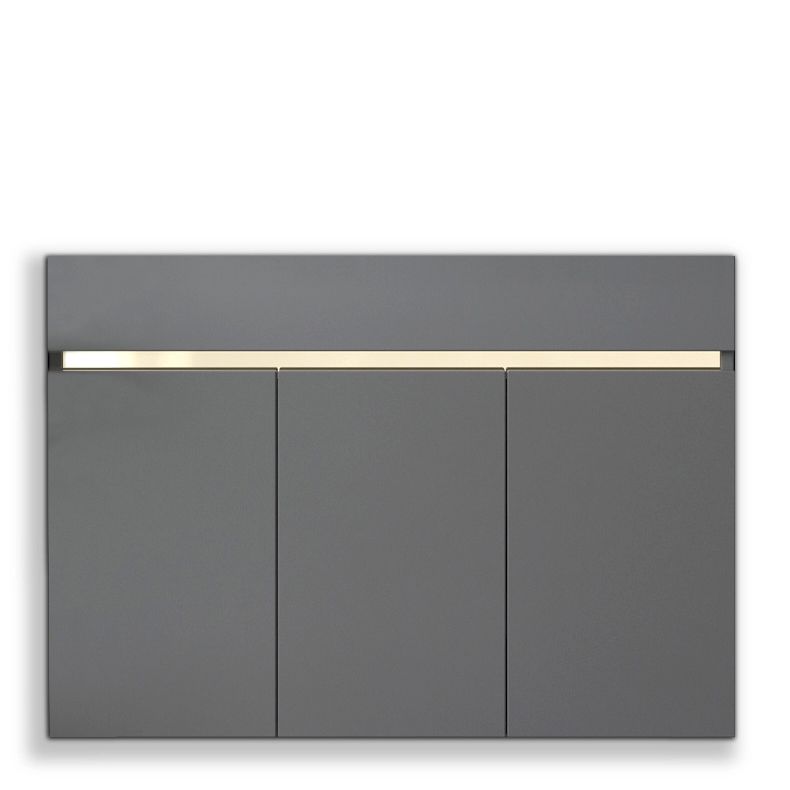 Wall Mount Glam Bath Vanity Gray Ceramic Single-Sink Rectangular Vanity Set Clearhalo 'Bathroom Remodel & Bathroom Fixtures' 'Bathroom Vanities' 'bathroom_vanities' 'Home Improvement' 'home_improvement' 'home_improvement_bathroom_vanities' 1200x1200_216b4eaf-2eb3-4cd0-b5b5-f774524c123b