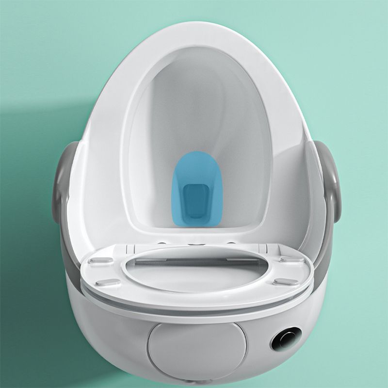Contemporary Ceramic Toilet Floor Mount Urine Toilet with Slow Close Seat for Bathroom Clearhalo 'Bathroom Remodel & Bathroom Fixtures' 'Home Improvement' 'home_improvement' 'home_improvement_toilets' 'Toilets & Bidets' 'Toilets' 1200x1200_218dd116-1fd2-4fb6-857f-3073b95d965a