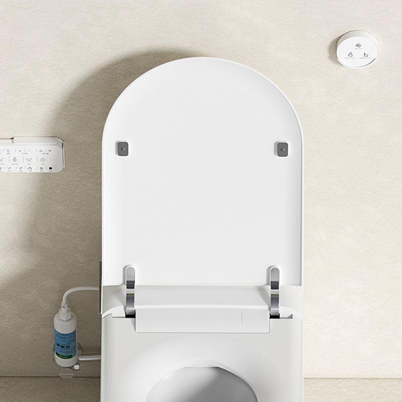 Elongated Ceramic Floor Standing Bidet in White with Heated Seat Clearhalo 'Bathroom Remodel & Bathroom Fixtures' 'Bidets' 'Home Improvement' 'home_improvement' 'home_improvement_bidets' 'Toilets & Bidets' 1200x1200_219ab387-a42f-4f61-8d1c-edc3cbb95528