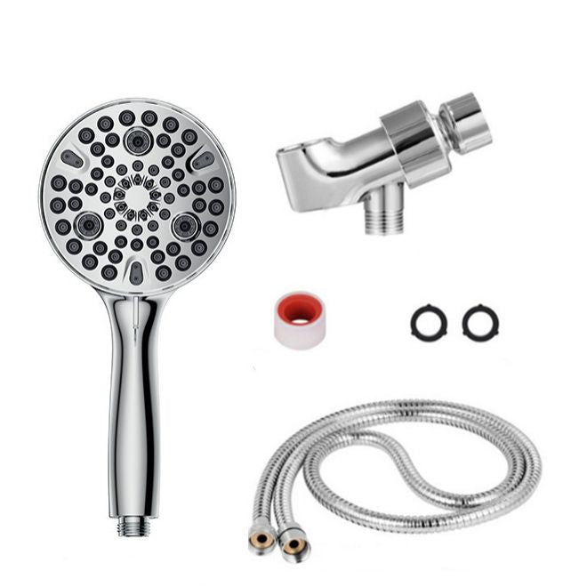 Round Handheld Shower Head Plastic Water Efficient Shower Head Clearhalo 'Bathroom Remodel & Bathroom Fixtures' 'Home Improvement' 'home_improvement' 'home_improvement_shower_heads' 'Shower Heads' 'shower_heads' 'Showers & Bathtubs Plumbing' 'Showers & Bathtubs' 1200x1200_21a33792-dc22-4fdf-b252-32acf853ecca