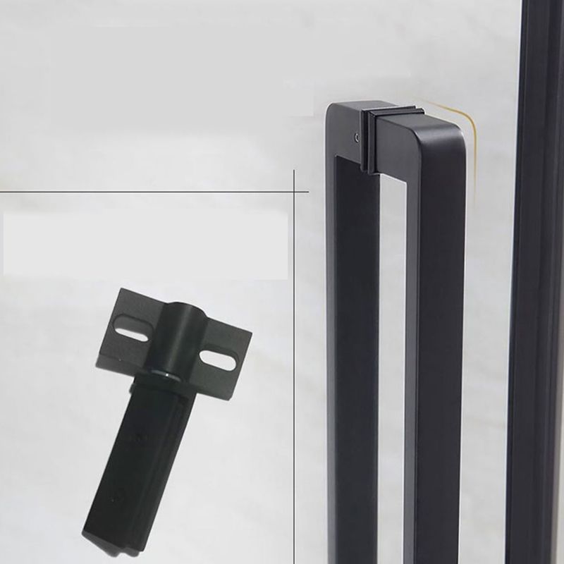 Neo-Angle 304 Stainless Steel Shower Enclosure with Single Door Handle Clearhalo 'Bathroom Remodel & Bathroom Fixtures' 'Home Improvement' 'home_improvement' 'home_improvement_shower_stalls_enclosures' 'Shower Stalls & Enclosures' 'shower_stalls_enclosures' 'Showers & Bathtubs' 1200x1200_21a470ab-d21d-407e-b7b3-15e8c5066ba4