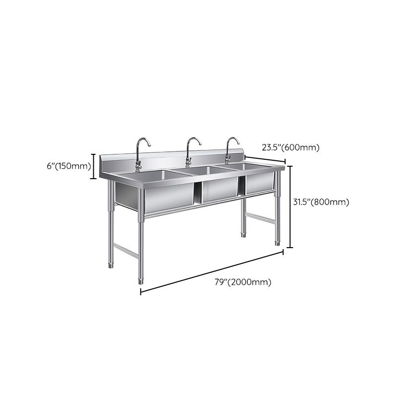 Basic Kitchen Sink Rectangular Workstation Sink with Faucets Clearhalo 'Home Improvement' 'home_improvement' 'home_improvement_kitchen_sinks' 'Kitchen Remodel & Kitchen Fixtures' 'Kitchen Sinks & Faucet Components' 'Kitchen Sinks' 'kitchen_sinks' 1200x1200_21b387c1-cf6c-40b8-878a-48ebca316ecc