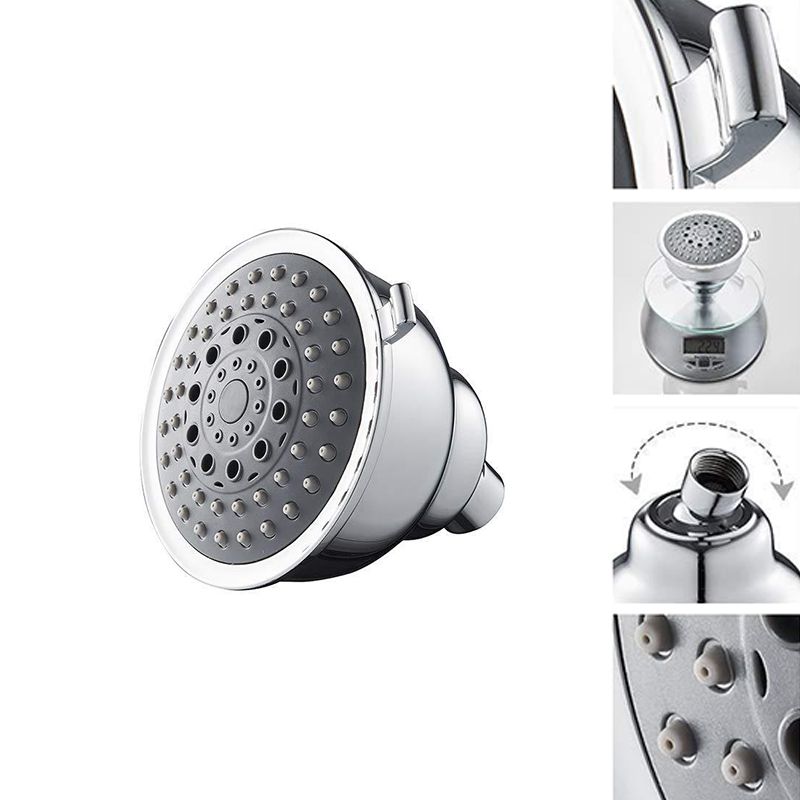 Traditional Style Shower Head Double Bathroom Shower Heads with Round Shape Clearhalo 'Bathroom Remodel & Bathroom Fixtures' 'Home Improvement' 'home_improvement' 'home_improvement_shower_heads' 'Shower Heads' 'shower_heads' 'Showers & Bathtubs Plumbing' 'Showers & Bathtubs' 1200x1200_21bcfc03-0d1d-4b70-927e-a54b6f65967a