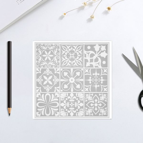 Contemporary Peel & Stick Field Tile Plastic Mosaic Tile Wallpaper Clearhalo 'Flooring 'Home Improvement' 'home_improvement' 'home_improvement_peel_stick_blacksplash' 'Peel & Stick Backsplash Tile' 'peel_stick_blacksplash' 'Walls & Ceilings' Walls and Ceiling' 1200x1200_21c7a313-471b-4c38-9256-315a5efbd17c