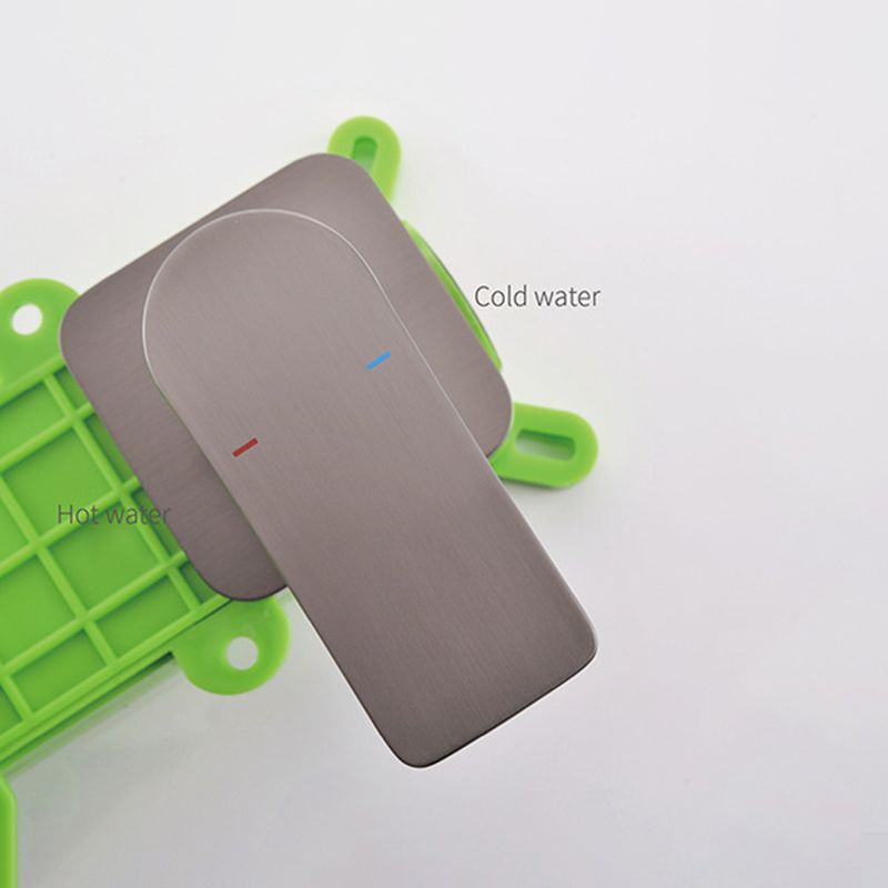 Square Single Handle Bathroom Faucet 2 Hole Wall Mounted Bathroom Faucet Clearhalo 'Bathroom Remodel & Bathroom Fixtures' 'Bathroom Sink Faucets' 'Bathroom Sinks & Faucet Components' 'bathroom_sink_faucets' 'Home Improvement' 'home_improvement' 'home_improvement_bathroom_sink_faucets' 1200x1200_21cff909-9b0f-49c0-86c6-4dda618e8939