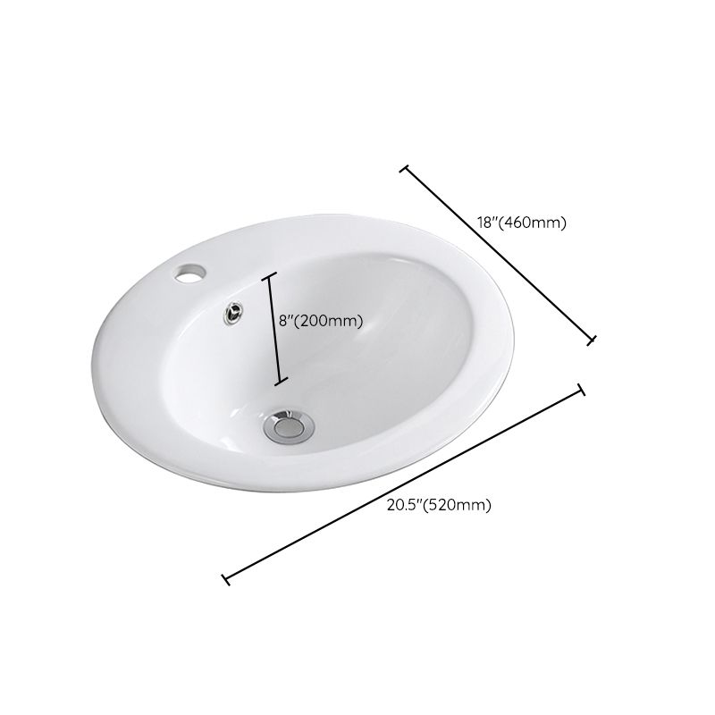 Traditional Wash Stand Oval Shape Porcelain with Pop-Up Drain Vessel Bathroom Sink Clearhalo 'Bathroom Remodel & Bathroom Fixtures' 'Bathroom Sinks & Faucet Components' 'Bathroom Sinks' 'bathroom_sink' 'Home Improvement' 'home_improvement' 'home_improvement_bathroom_sink' 1200x1200_21ec777a-a578-4330-9b61-9566f8f5c7c2