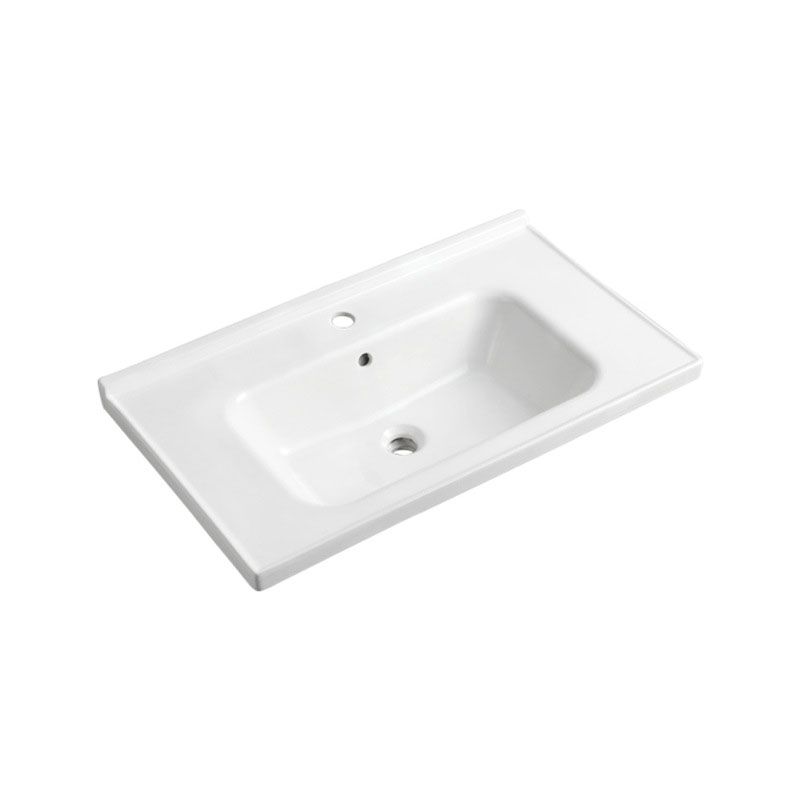 Modern Vessel Sink Rectangular Porcelain Drop-in Bathroom Sink(Not Included Faucet) Clearhalo 'Bathroom Remodel & Bathroom Fixtures' 'Bathroom Sinks & Faucet Components' 'Bathroom Sinks' 'bathroom_sink' 'Home Improvement' 'home_improvement' 'home_improvement_bathroom_sink' 1200x1200_2207a55f-923d-436c-a8fd-05d8bcf07c0f