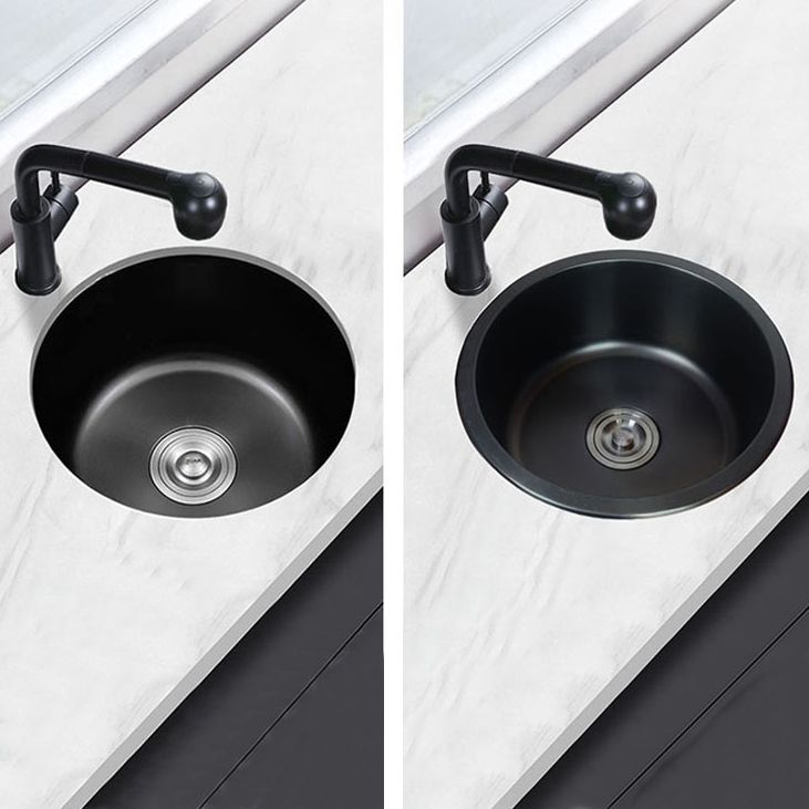 Contemporary Style Kitchen Sink Stainless Steel Round Drop-In Kitchen Sink Clearhalo 'Home Improvement' 'home_improvement' 'home_improvement_kitchen_sinks' 'Kitchen Remodel & Kitchen Fixtures' 'Kitchen Sinks & Faucet Components' 'Kitchen Sinks' 'kitchen_sinks' 1200x1200_22088757-b4cd-45ca-a7a8-fb2d3a898175