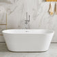 Modern Oval Freestanding Bathtub Antique Finish Soaking Bath Tub Clearhalo 'Bathroom Remodel & Bathroom Fixtures' 'Bathtubs' 'Home Improvement' 'home_improvement' 'home_improvement_bathtubs' 'Showers & Bathtubs' 1200x1200_2227acab-f508-4dd4-9fe3-be725cd2010a