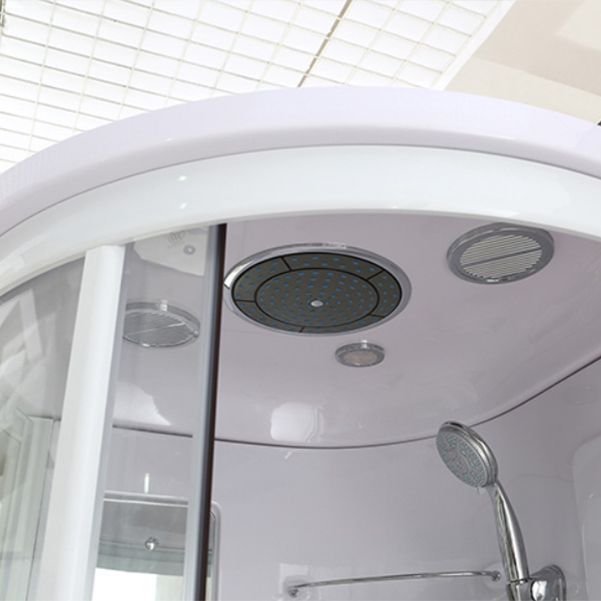 Neo-Round Tub & Shower Kit Tempered Glass Clear Tub & Shower Kit Clearhalo 'Bathroom Remodel & Bathroom Fixtures' 'Home Improvement' 'home_improvement' 'home_improvement_shower_stalls_enclosures' 'Shower Stalls & Enclosures' 'shower_stalls_enclosures' 'Showers & Bathtubs' 1200x1200_2255d33e-60e9-4b16-af19-86633fa67593