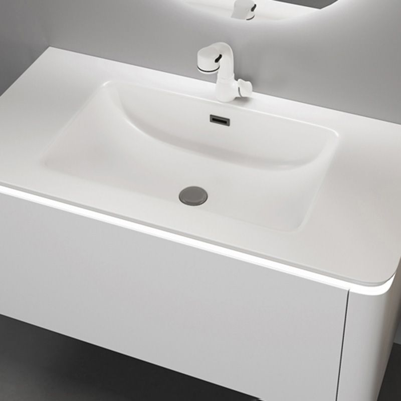 Modern Bathroom Vanity Ceramic Top Wall-Mounted Standalone Cabinet and Shelving Included Clearhalo 'Bathroom Remodel & Bathroom Fixtures' 'Bathroom Vanities' 'bathroom_vanities' 'Home Improvement' 'home_improvement' 'home_improvement_bathroom_vanities' 1200x1200_226c44fa-ac63-4859-a93b-09eef091ea41