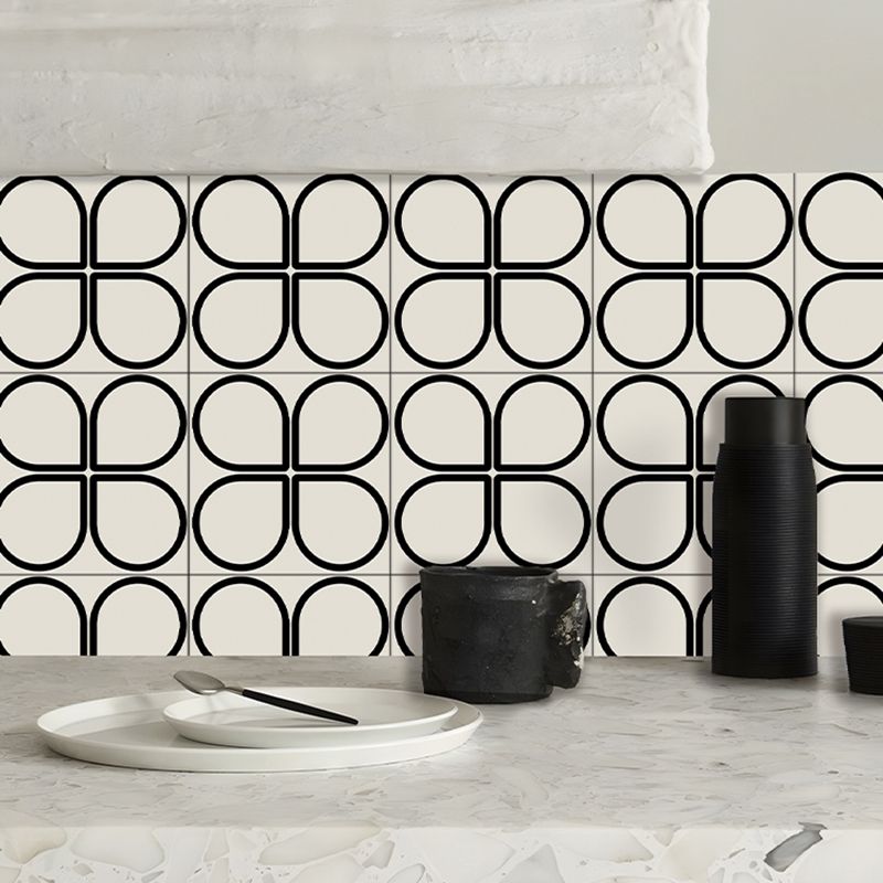 Beige Tone Peel & Stick Tile Square Pattern Printing Single Tile Clearhalo 'Flooring 'Home Improvement' 'home_improvement' 'home_improvement_peel_stick_blacksplash' 'Peel & Stick Backsplash Tile' 'peel_stick_blacksplash' 'Walls & Ceilings' Walls and Ceiling' 1200x1200_22790709-ffe3-4f96-8ade-9d00b2250826