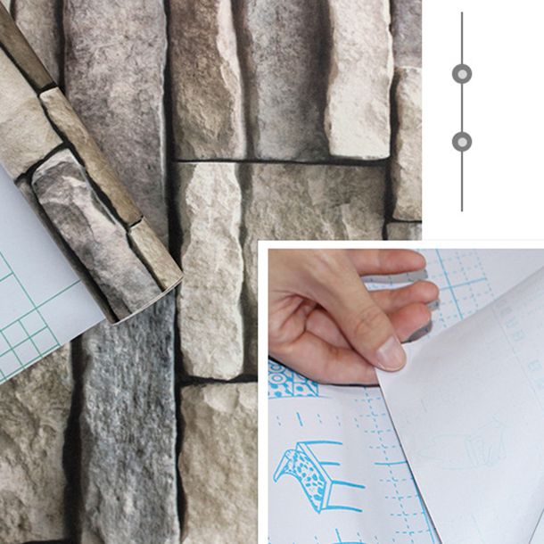 Industrial Style PVC Wall Panel Living Room Peel and Stick 3D Wall Paneling Clearhalo 'Flooring 'Home Improvement' 'home_improvement' 'home_improvement_wall_paneling' 'Wall Paneling' 'wall_paneling' 'Walls & Ceilings' Walls and Ceiling' 1200x1200_227b6f44-0f79-4183-a8c5-5ed1133d0ad1