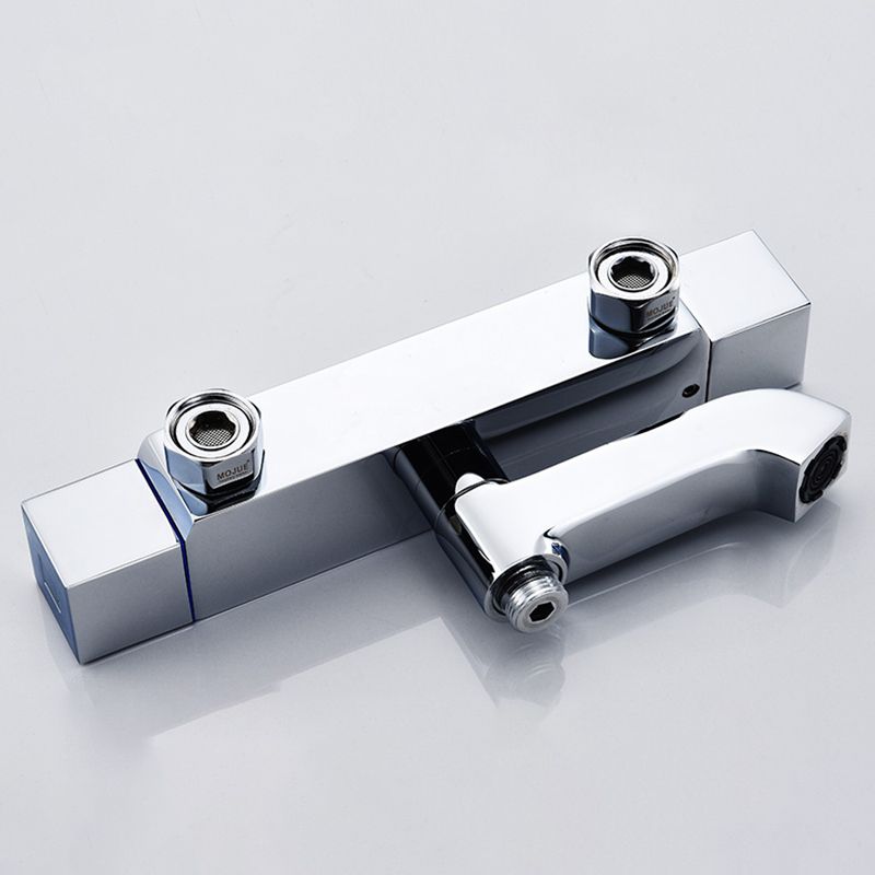 Modern Shower System Slide Bar Dual Shower Head Thermostatic Wall Mounted Shower Set Clearhalo 'Bathroom Remodel & Bathroom Fixtures' 'Home Improvement' 'home_improvement' 'home_improvement_shower_faucets' 'Shower Faucets & Systems' 'shower_faucets' 'Showers & Bathtubs Plumbing' 'Showers & Bathtubs' 1200x1200_228c0590-2c30-4e50-8b79-2a29addeb998