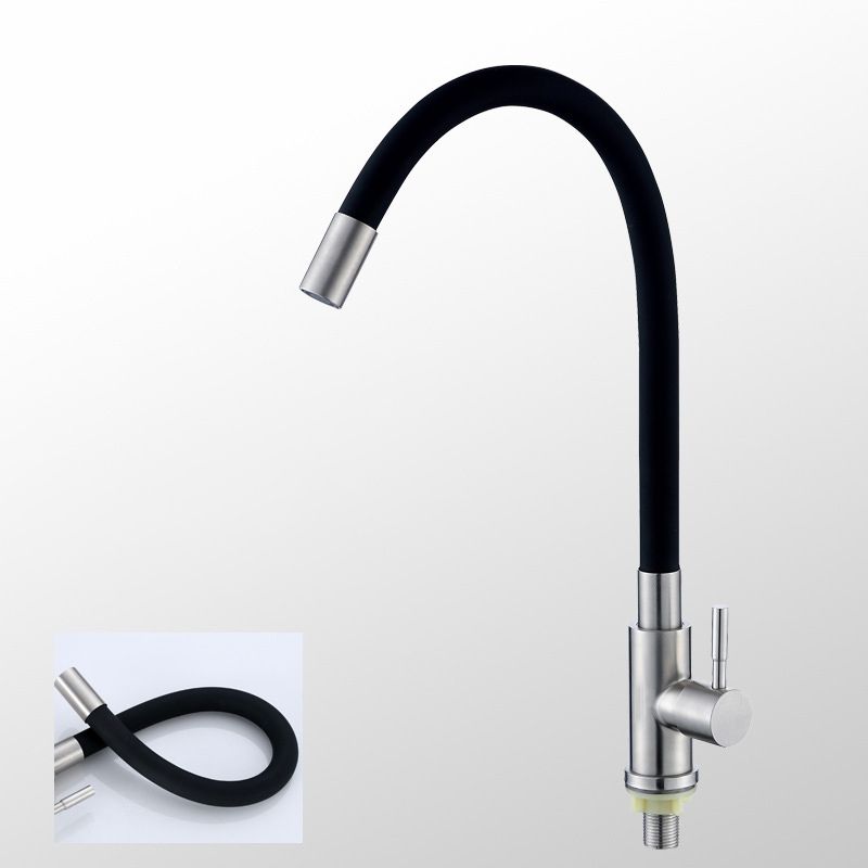 Modern 1-Handle Faucets Touchless with Water Dispenser Standard Kitchen Faucets Clearhalo 'Home Improvement' 'home_improvement' 'home_improvement_kitchen_faucets' 'Kitchen Faucets' 'Kitchen Remodel & Kitchen Fixtures' 'Kitchen Sinks & Faucet Components' 'kitchen_faucets' 1200x1200_22ad6ebd-3a4c-48fd-8f51-83bd0494131b