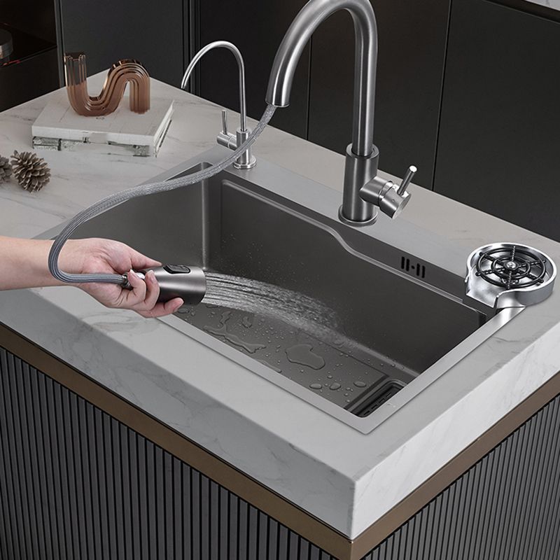 Stainless Steel Kitchen Sink Single Bowl Drop-In Sink with 3 Holes Clearhalo 'Home Improvement' 'home_improvement' 'home_improvement_kitchen_sinks' 'Kitchen Remodel & Kitchen Fixtures' 'Kitchen Sinks & Faucet Components' 'Kitchen Sinks' 'kitchen_sinks' 1200x1200_22b2134b-2968-46b0-964c-61f5f29f70b9