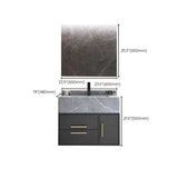 Wall Mount Bathroom Sink Vanity Modern Vanity Set with Mirror Clearhalo 'Bathroom Remodel & Bathroom Fixtures' 'Bathroom Vanities' 'bathroom_vanities' 'Home Improvement' 'home_improvement' 'home_improvement_bathroom_vanities' 1200x1200_22b779cb-91ad-4d36-972e-9594dc14c0d9