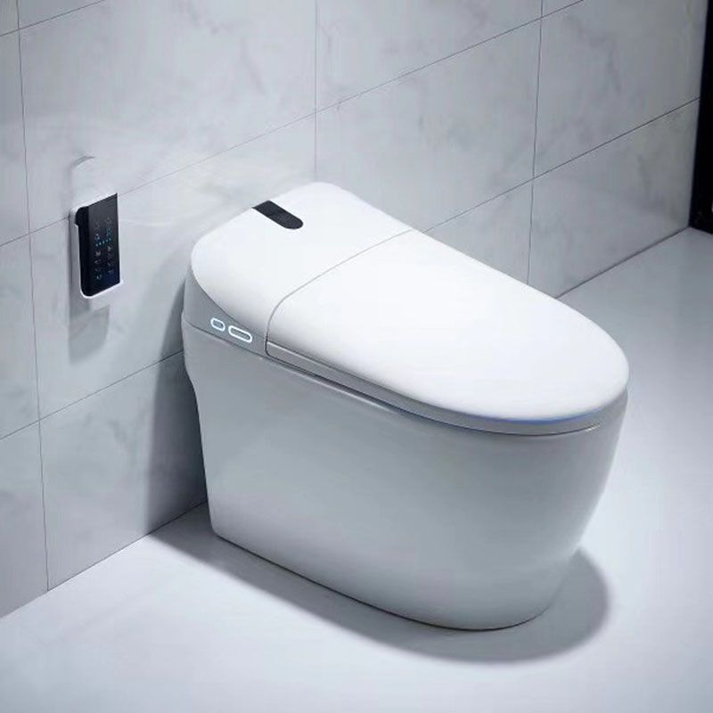 Electronic Toilet Elongated Floor Standing Bidet with Warm Air Dryer Clearhalo 'Bathroom Remodel & Bathroom Fixtures' 'Bidets' 'Home Improvement' 'home_improvement' 'home_improvement_bidets' 'Toilets & Bidets' 1200x1200_22d22331-9b9f-4b6a-8f98-638a4e49ece0