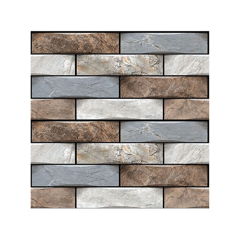 Modern PVC Field Tile/Single Tile Rectangular Peel and Stick Backsplash Wall Tile Clearhalo 'Flooring 'Home Improvement' 'home_improvement' 'home_improvement_peel_stick_blacksplash' 'Peel & Stick Backsplash Tile' 'peel_stick_blacksplash' 'Walls & Ceilings' Walls and Ceiling' 1200x1200_22d82f97-34c0-4d7c-9519-7e395a4e4cd2