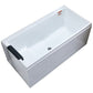 Modern Freestanding Acrylic Bathtub Rectangular Soaking Bath Clearhalo 'Bathroom Remodel & Bathroom Fixtures' 'Bathtubs' 'Home Improvement' 'home_improvement' 'home_improvement_bathtubs' 'Showers & Bathtubs' 1200x1200_22d875fa-2ae3-4589-89d1-64917df32814