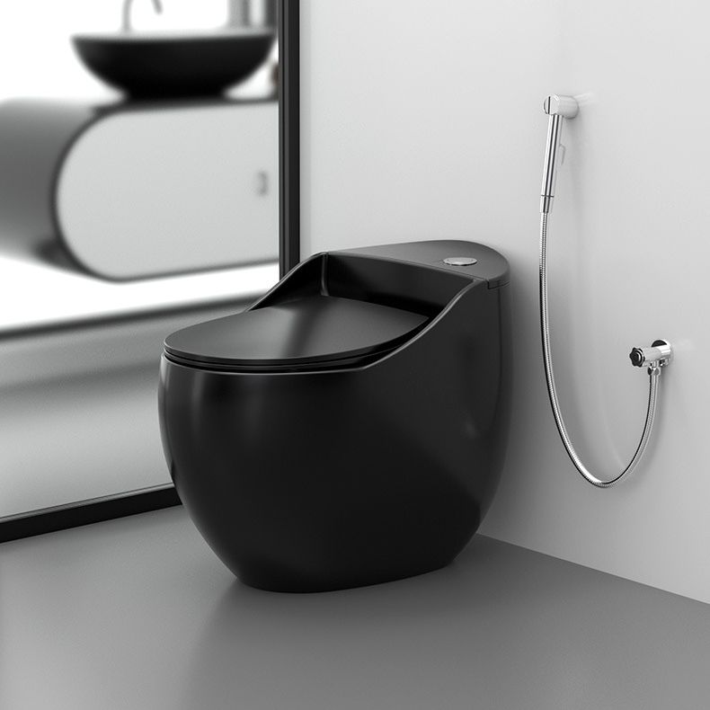 Modern Skirted Toilet Bowl Siphon Jet Toilet with Slow Close Seat for Bathroom Clearhalo 'Bathroom Remodel & Bathroom Fixtures' 'Home Improvement' 'home_improvement' 'home_improvement_toilets' 'Toilets & Bidets' 'Toilets' 1200x1200_230bf5e0-418a-4085-95bc-955160fa4dfd