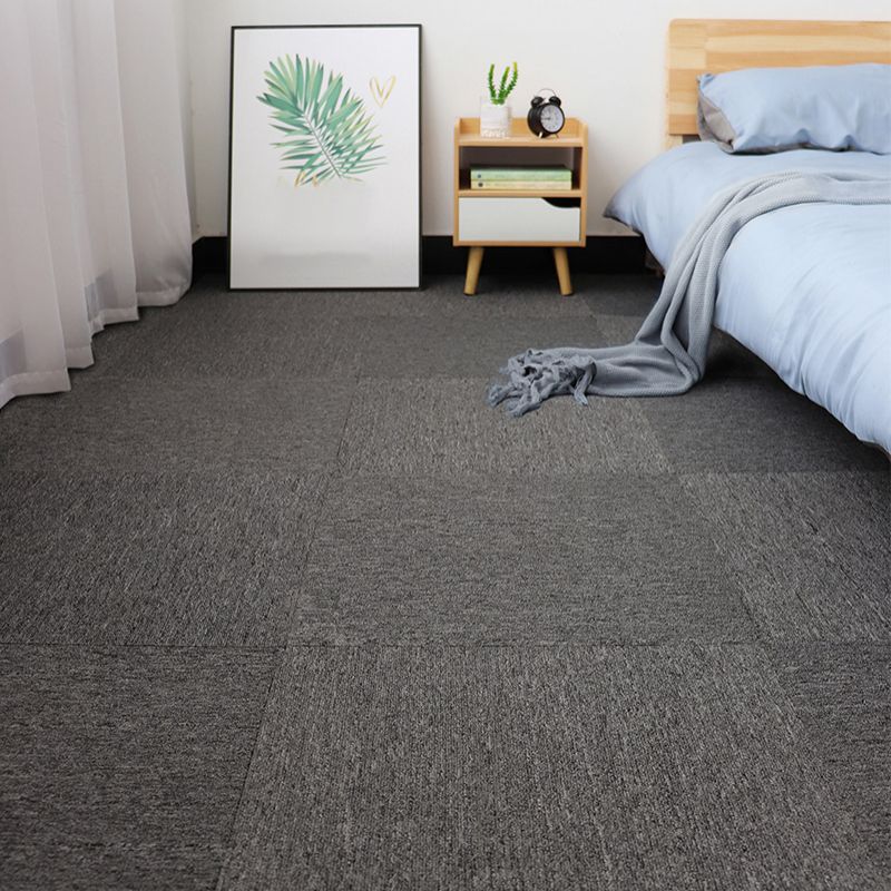 Modern Carpet Floor Tile Self Adhesive Level Loop Stain Resistant Carpet Tile Clearhalo 'Carpet Tiles & Carpet Squares' 'carpet_tiles_carpet_squares' 'Flooring 'Home Improvement' 'home_improvement' 'home_improvement_carpet_tiles_carpet_squares' Walls and Ceiling' 1200x1200_231568e0-791d-4cd6-a043-3193436ab8ef