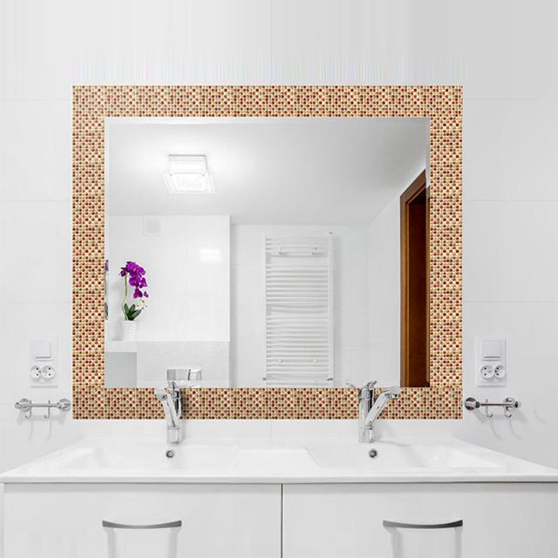 Peel and Stick Mosaic Tile Waterproof Square Peel and Stick Tile for Kitchen 20-Pack Clearhalo 'Flooring 'Home Improvement' 'home_improvement' 'home_improvement_peel_stick_blacksplash' 'Peel & Stick Backsplash Tile' 'peel_stick_blacksplash' 'Walls & Ceilings' Walls and Ceiling' 1200x1200_23194b8a-94fc-4639-af2f-5814d5eb4aed