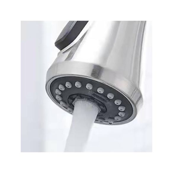 Modern 1-Handle Faucet Black/Silver Copper with Pull out Sprayer Faucet Clearhalo 'Home Improvement' 'home_improvement' 'home_improvement_kitchen_faucets' 'Kitchen Faucets' 'Kitchen Remodel & Kitchen Fixtures' 'Kitchen Sinks & Faucet Components' 'kitchen_faucets' 1200x1200_232aeb97-f89c-4f2d-8407-00cc84e1979b