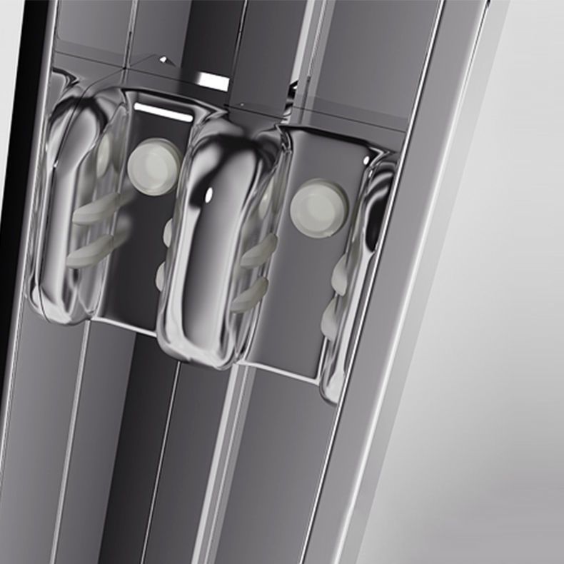 Framed Double Sliding Shower Bath Door Black Tempered Shower Doors Clearhalo 'Bathroom Remodel & Bathroom Fixtures' 'Home Improvement' 'home_improvement' 'home_improvement_shower_tub_doors' 'Shower and Tub Doors' 'shower_tub_doors' 'Showers & Bathtubs' 1200x1200_23389f6c-a60a-4179-8085-03dfe96c141b