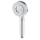 Modern Handheld Shower Head Adjustable Spray Pattern Shower Head in Stainless Steel Clearhalo 'Bathroom Remodel & Bathroom Fixtures' 'Home Improvement' 'home_improvement' 'home_improvement_shower_heads' 'Shower Heads' 'shower_heads' 'Showers & Bathtubs Plumbing' 'Showers & Bathtubs' 1200x1200_234cf18f-841e-480a-938b-21c9edf61e54