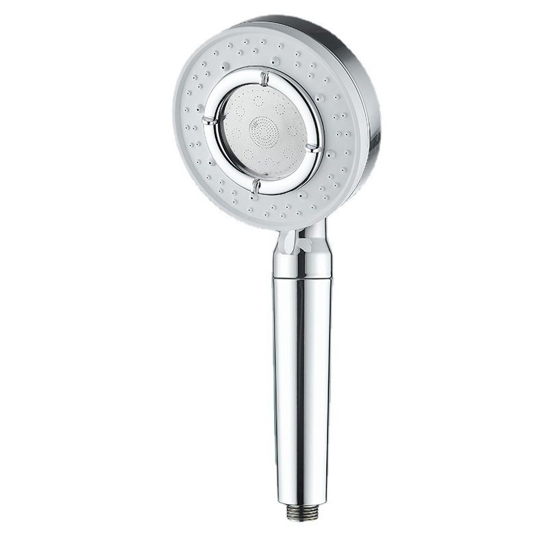 Modern Handheld Shower Head Adjustable Spray Pattern Shower Head in Stainless Steel Clearhalo 'Bathroom Remodel & Bathroom Fixtures' 'Home Improvement' 'home_improvement' 'home_improvement_shower_heads' 'Shower Heads' 'shower_heads' 'Showers & Bathtubs Plumbing' 'Showers & Bathtubs' 1200x1200_234cf18f-841e-480a-938b-21c9edf61e54