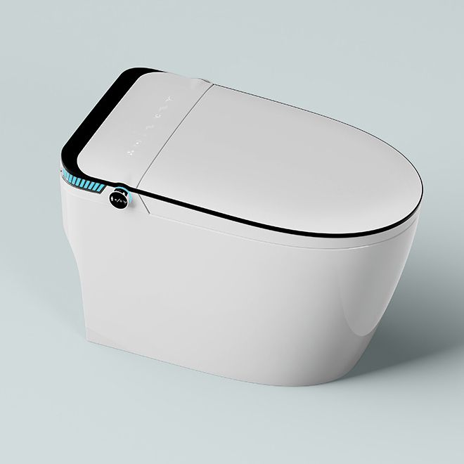 Elongated Floor Mount Bidet White Floor Standing Bidet with Heated Seat Clearhalo 'Bathroom Remodel & Bathroom Fixtures' 'Bidets' 'Home Improvement' 'home_improvement' 'home_improvement_bidets' 'Toilets & Bidets' 1200x1200_235a9750-7fb0-47f7-b64d-91d28beaf340