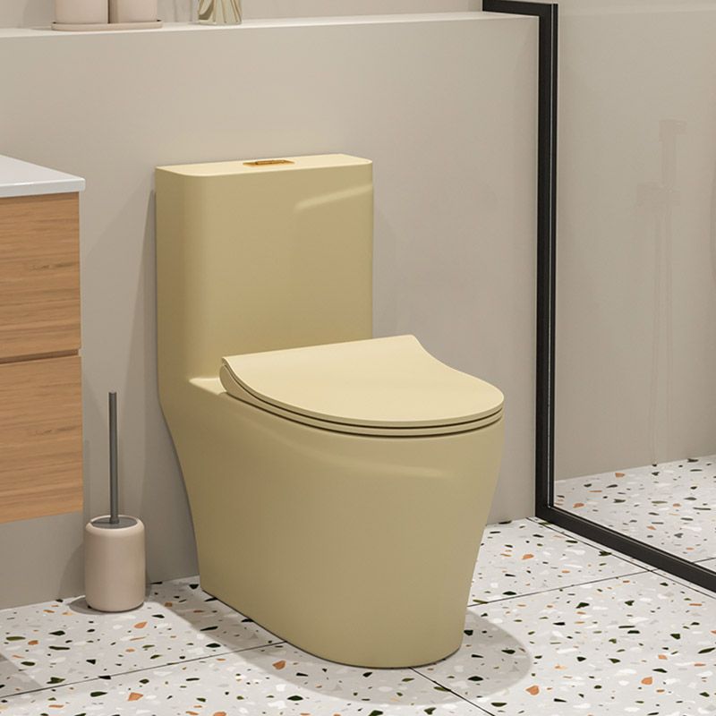 Floor Mount Toilet Traditional Skirted One-Piece Flush Toilet with Slow Close Seat Clearhalo 'Bathroom Remodel & Bathroom Fixtures' 'Home Improvement' 'home_improvement' 'home_improvement_toilets' 'Toilets & Bidets' 'Toilets' 1200x1200_2368a4a9-cdf9-41fa-98f0-d816f8c251bd