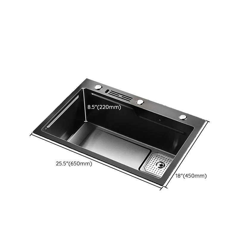 Noise-cancelling Design Kitchen Sink Stainless Steel Drop-In Kitchen Sink Clearhalo 'Home Improvement' 'home_improvement' 'home_improvement_kitchen_sinks' 'Kitchen Remodel & Kitchen Fixtures' 'Kitchen Sinks & Faucet Components' 'Kitchen Sinks' 'kitchen_sinks' 1200x1200_23701b29-faee-45f4-a6ce-7fd3661c7ba0