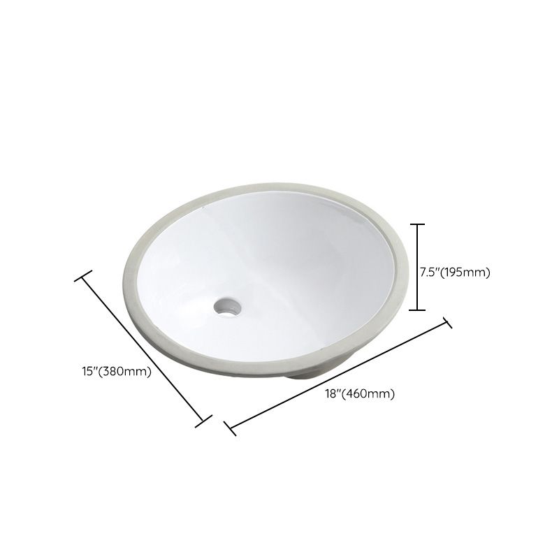 Contemporary Round Wash Stand Ceramic Undermount Bathroom Sink Clearhalo 'Bathroom Remodel & Bathroom Fixtures' 'Bathroom Sinks & Faucet Components' 'Bathroom Sinks' 'bathroom_sink' 'Home Improvement' 'home_improvement' 'home_improvement_bathroom_sink' 1200x1200_238a0518-509e-4714-8caf-4720e504ce16
