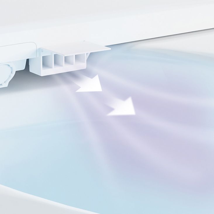 Heated Seat Floor Standing Bidet in White Ceramic Foot Sensor Bidets Clearhalo 'Bathroom Remodel & Bathroom Fixtures' 'Bidets' 'Home Improvement' 'home_improvement' 'home_improvement_bidets' 'Toilets & Bidets' 1200x1200_23bbaec9-248d-44d0-8c50-264a8a55c3a3