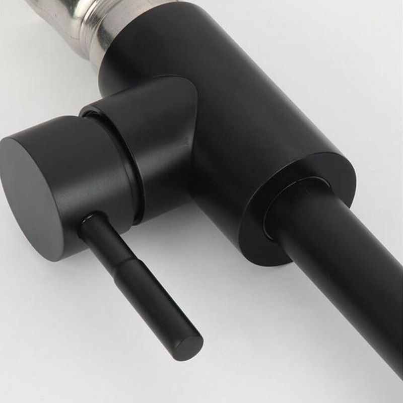 Modern Spray Kitchen Faucet Stainless Steel Swivel Spout Kitchen Sink Faucet Clearhalo 'Home Improvement' 'home_improvement' 'home_improvement_kitchen_faucets' 'Kitchen Faucets' 'Kitchen Remodel & Kitchen Fixtures' 'Kitchen Sinks & Faucet Components' 'kitchen_faucets' 1200x1200_23c63847-f01f-41df-953f-f4ff9f413f7f