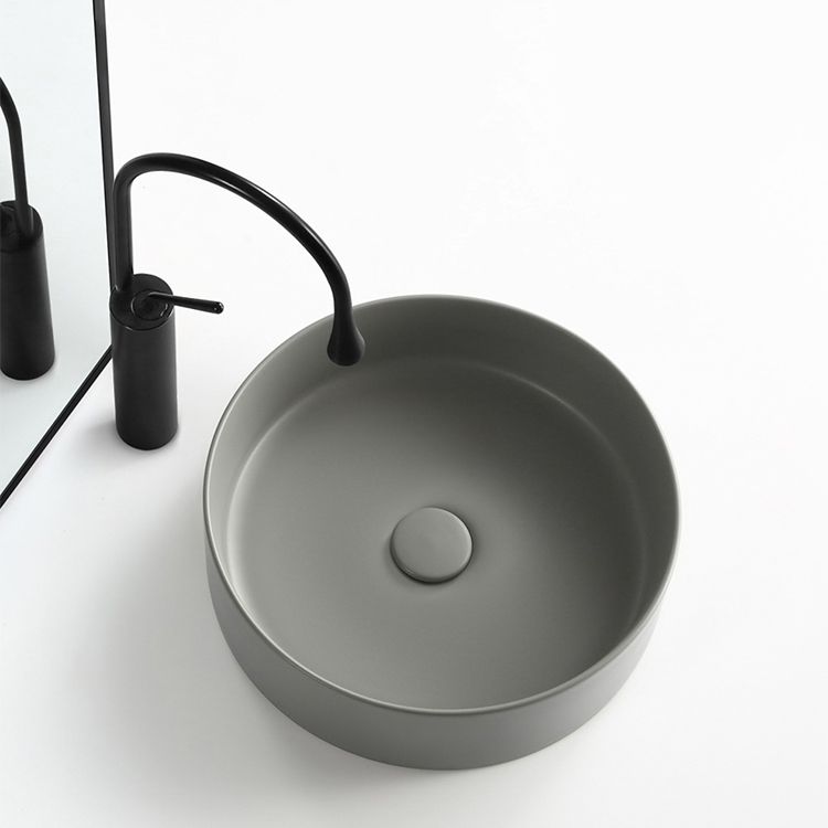 Porcelain Green and Grey Trough Bathroom Sink Modern Trough Bathroom Sink Clearhalo 'Bathroom Remodel & Bathroom Fixtures' 'Bathroom Sinks & Faucet Components' 'Bathroom Sinks' 'bathroom_sink' 'Home Improvement' 'home_improvement' 'home_improvement_bathroom_sink' 1200x1200_23cab85e-5db9-4810-9c16-db6c36f5aa8c