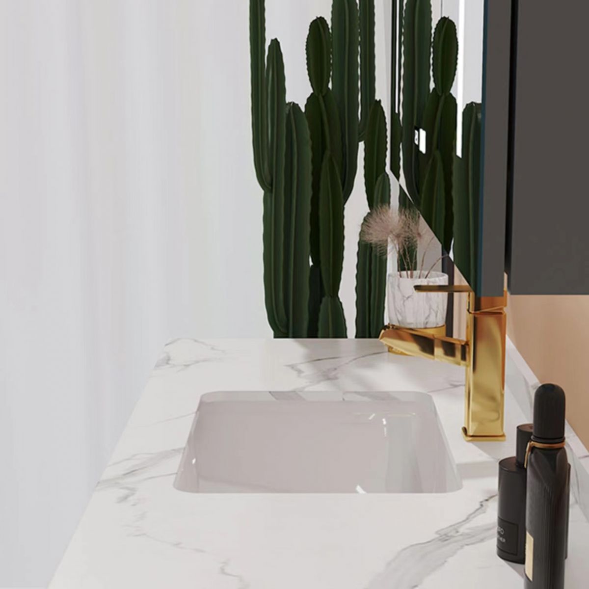 Freestanding Bathroom Vanity Blue Wood Frame Single Sink Rectangular Vanity with 3 Drawers Clearhalo 'Bathroom Remodel & Bathroom Fixtures' 'Bathroom Vanities' 'bathroom_vanities' 'Home Improvement' 'home_improvement' 'home_improvement_bathroom_vanities' 1200x1200_23cfff84-9f0d-42e9-bef2-d05d1720f9bc