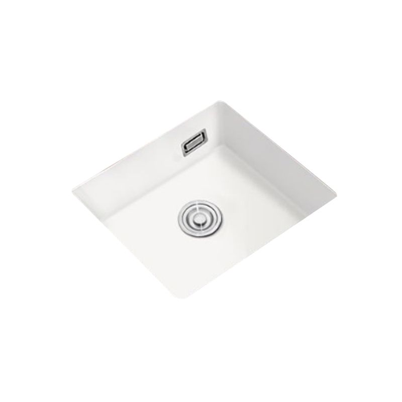 Kitchen Ceramic Sink White Pull-out Faucet Anti-spill Rectangular Sink Clearhalo 'Home Improvement' 'home_improvement' 'home_improvement_kitchen_sinks' 'Kitchen Remodel & Kitchen Fixtures' 'Kitchen Sinks & Faucet Components' 'Kitchen Sinks' 'kitchen_sinks' 1200x1200_23f48738-2695-4d27-9909-a32b368f9bce