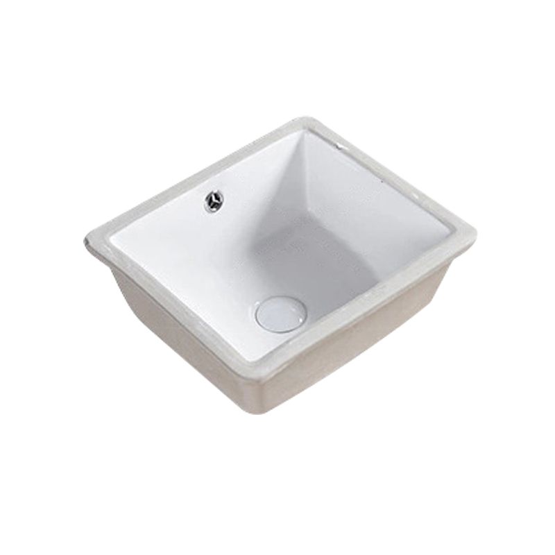 Traditional Undermount Bathroom Sink Porcelain Rectangular with Basin Basin Sink Only Clearhalo 'Bathroom Remodel & Bathroom Fixtures' 'Bathroom Sinks & Faucet Components' 'Bathroom Sinks' 'bathroom_sink' 'Home Improvement' 'home_improvement' 'home_improvement_bathroom_sink' 1200x1200_2407c20a-f04f-4a0e-93b1-a82fa112b7e7