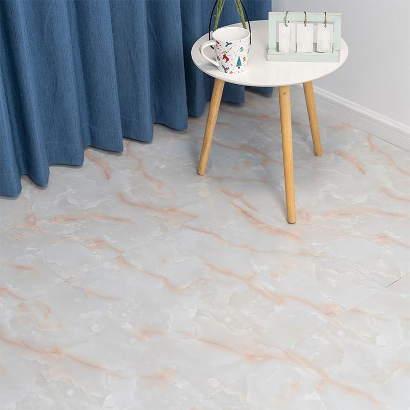 Modern Vinyl Tile Plastic Peel and Stick Marble Look Fade Resistant Tile Flooring Clearhalo 'Flooring 'Home Improvement' 'home_improvement' 'home_improvement_vinyl_flooring' 'Vinyl Flooring' 'vinyl_flooring' Walls and Ceiling' 1200x1200_24270c26-30ae-477d-847e-c32b38fd8c3c