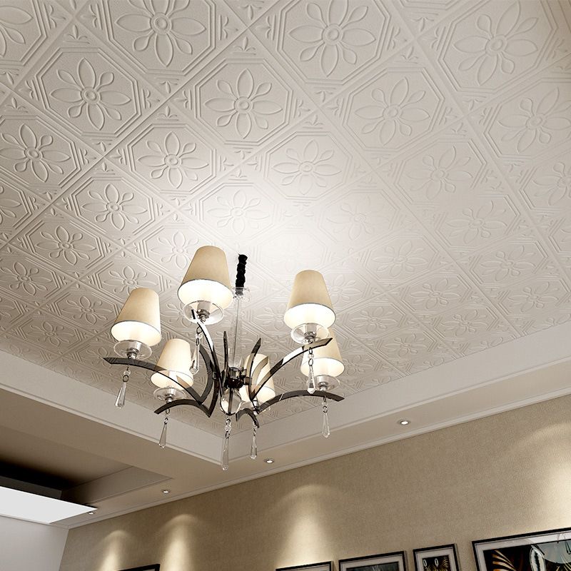 Modern Wall Panel Floral 3D Print Peel and Stick Waterproof Wall Panels Clearhalo 'Flooring 'Home Improvement' 'home_improvement' 'home_improvement_wall_paneling' 'Wall Paneling' 'wall_paneling' 'Walls & Ceilings' Walls and Ceiling' 1200x1200_24273e73-cb4a-4555-847a-8b9e1a4f9975