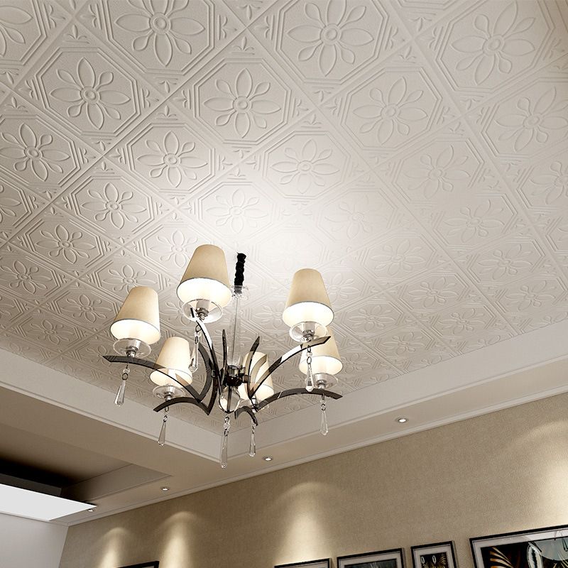 Modern Wall Panel Floral 3D Print Peel and Stick Waterproof Wall Panels Clearhalo 'Flooring 'Home Improvement' 'home_improvement' 'home_improvement_wall_paneling' 'Wall Paneling' 'wall_paneling' 'Walls & Ceilings' Walls and Ceiling' 1200x1200_24273e73-cb4a-4555-847a-8b9e1a4f9975